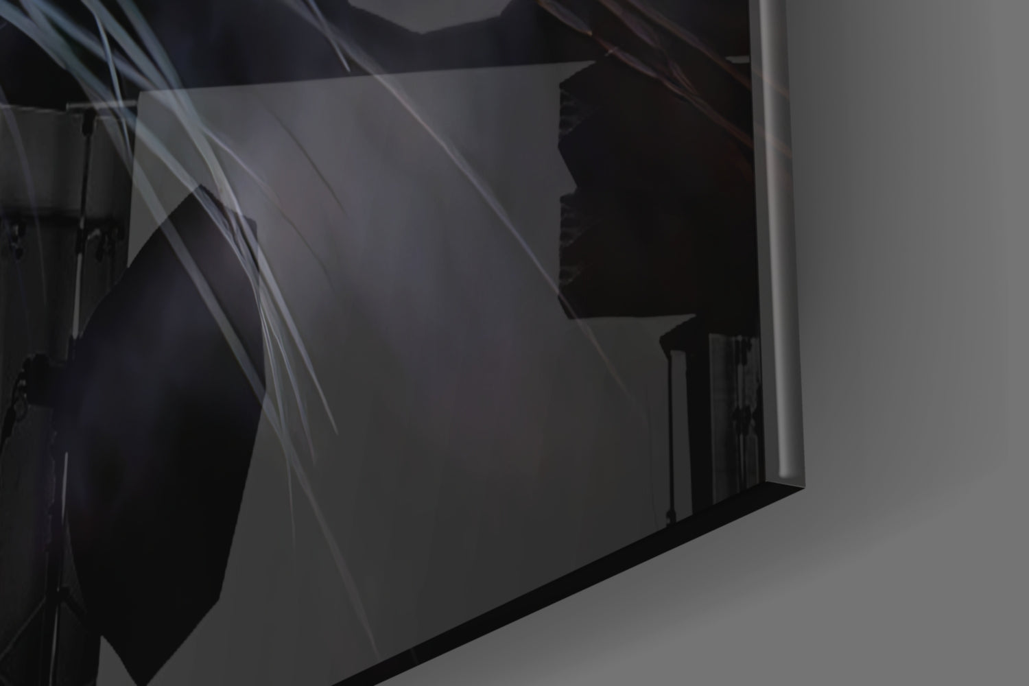 Anger of a Tiger Glass Wall Art.