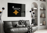 Words of Yoda artwork styled in a creative loft interior
