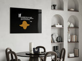 Star Wars glass print bringing motivational edge to a teen's bedroom