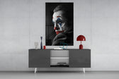 Joker Glass Wall Art.
