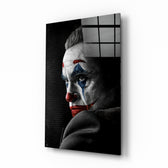 DC tribute panel anchoring a man cave wall
