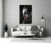 Joker Happy Face artwork styled in a creative loft interior