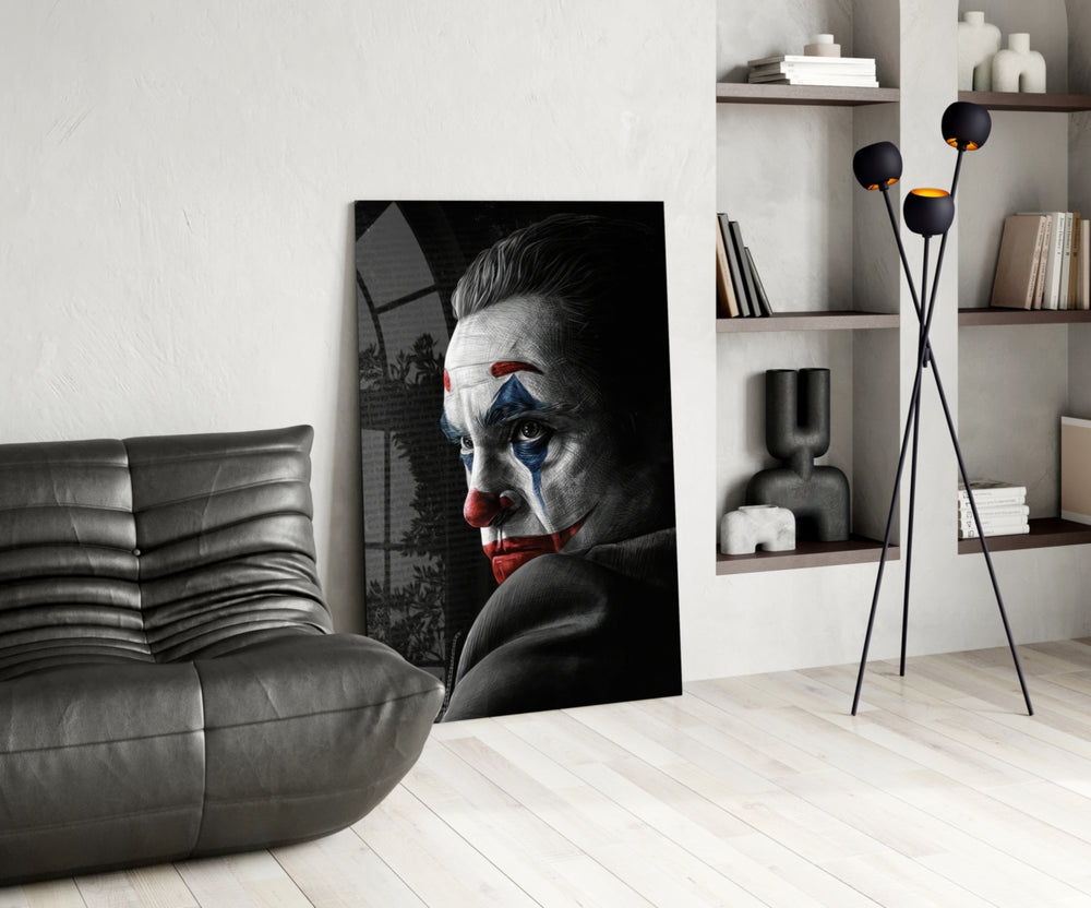 DC panel against a moody dark-painted accent wall