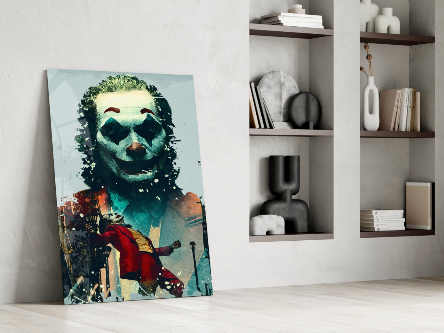 Joker Glass Wall Art.