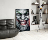 DC panel against a moody dark-painted accent wall