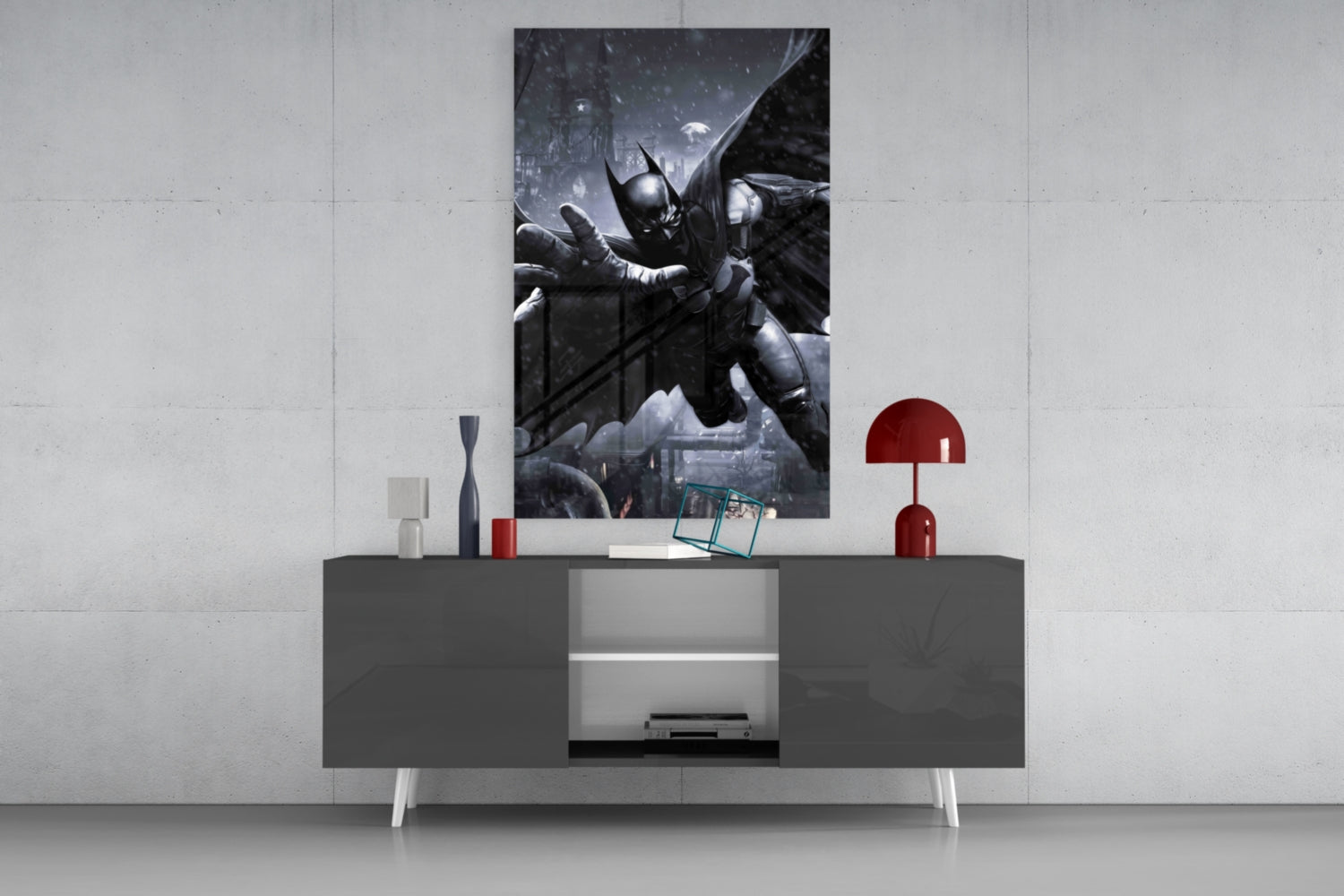 Batman Glass Wall Art.
