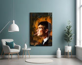 Period-drama glass print bringing Shelby edge to a study