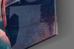 Cinematic artwork in a Star-Wars-leaning home interior
