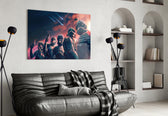Bad Batch artwork styled in a gaming room interior