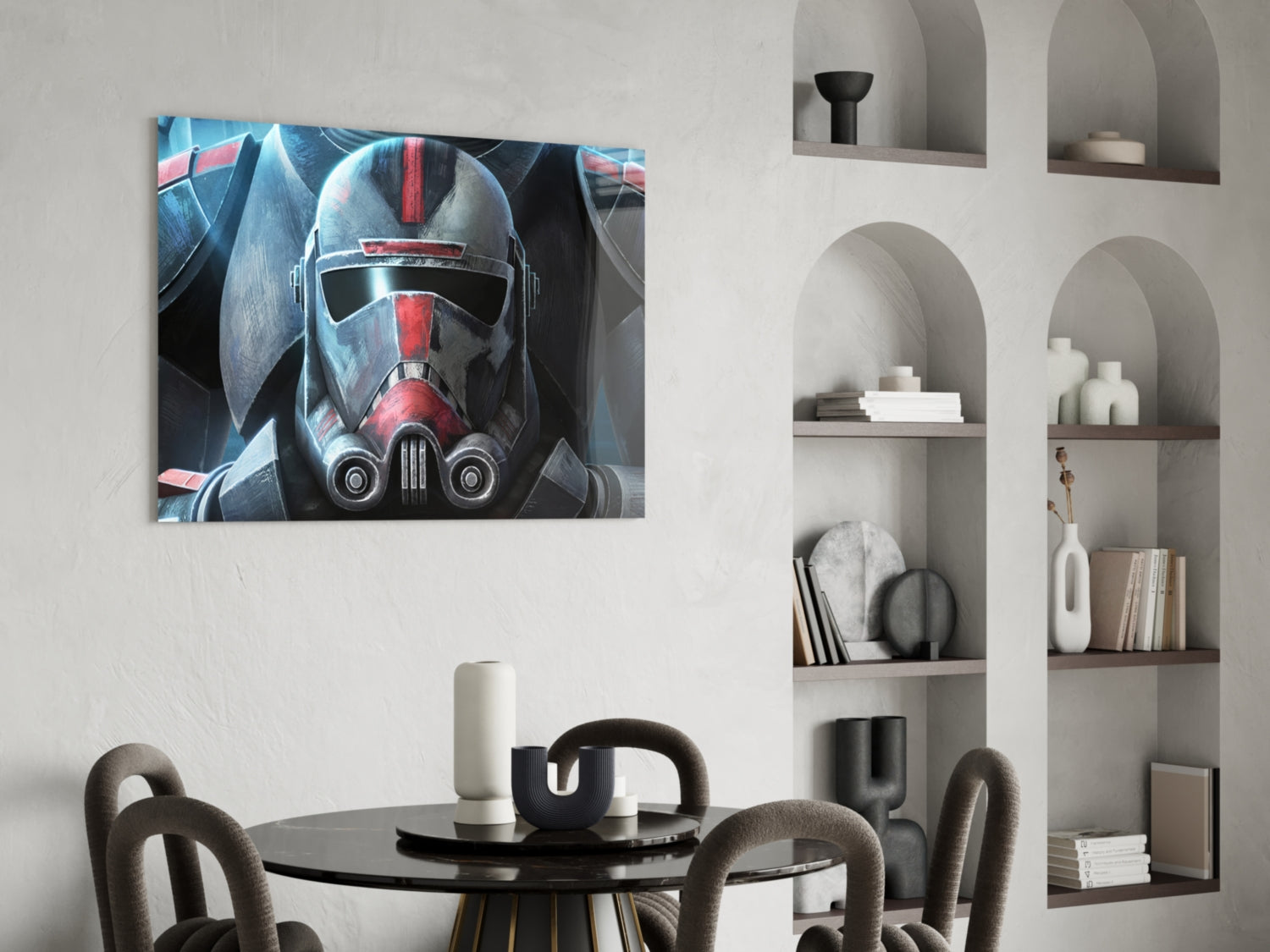 Star Wars Bad Batch Glass Wall Art.