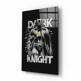 DC tribute panel anchoring a man cave wall