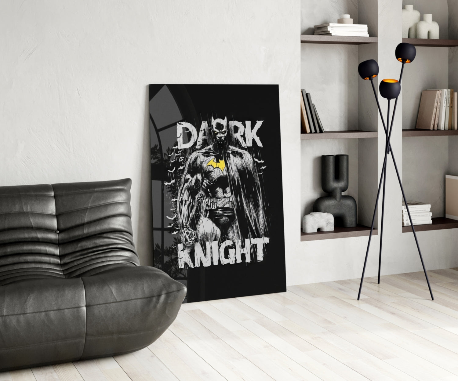 Batman Glass Wall Art.