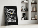 Cinematic artwork in a moody bedroom interior