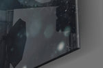 Cinematic artwork in a designer office interior