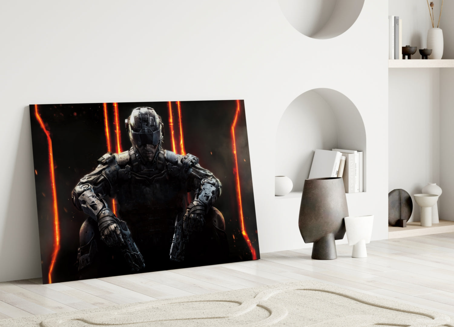 Call of Duty Glass Wall Art.