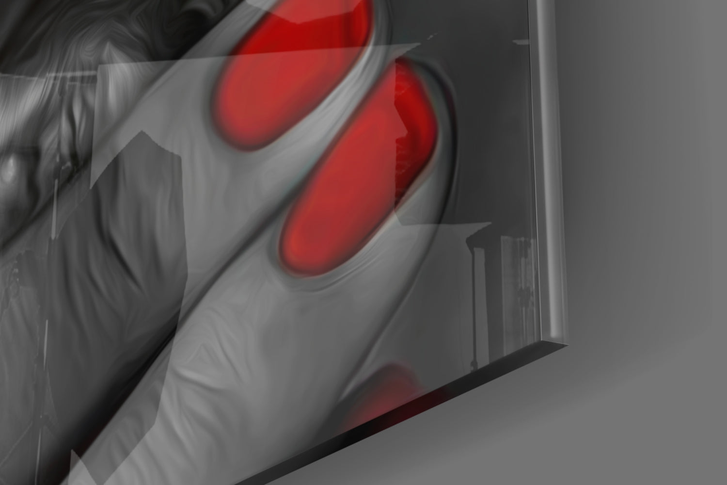 Burn the Money Glass Wall Art.