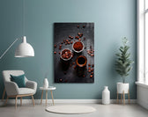 Coffee Trio artwork styled in a creative loft interior