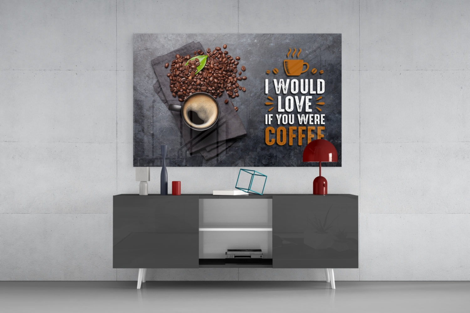Coffee Glass Wall Art.