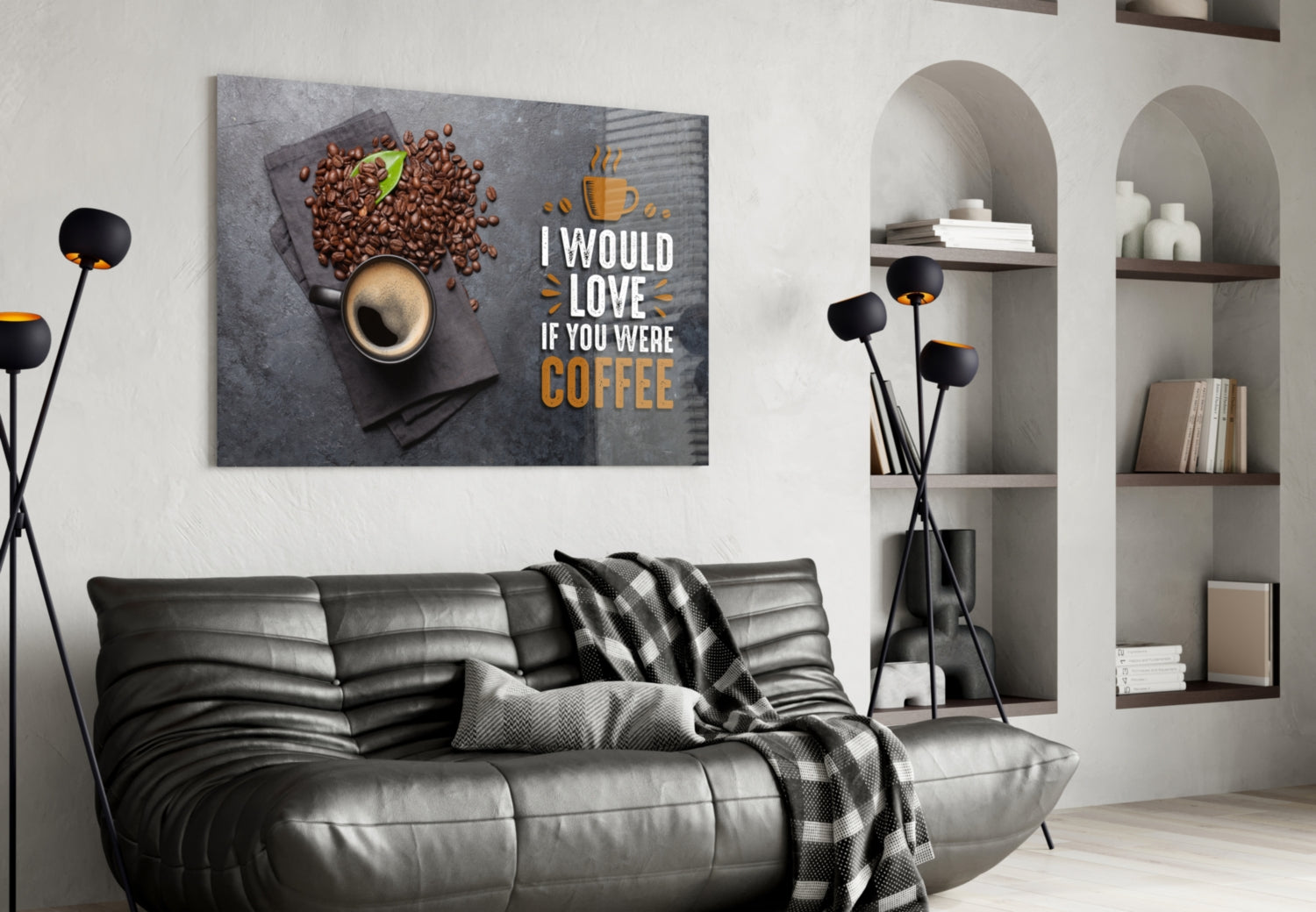 Coffee Glass Wall Art.