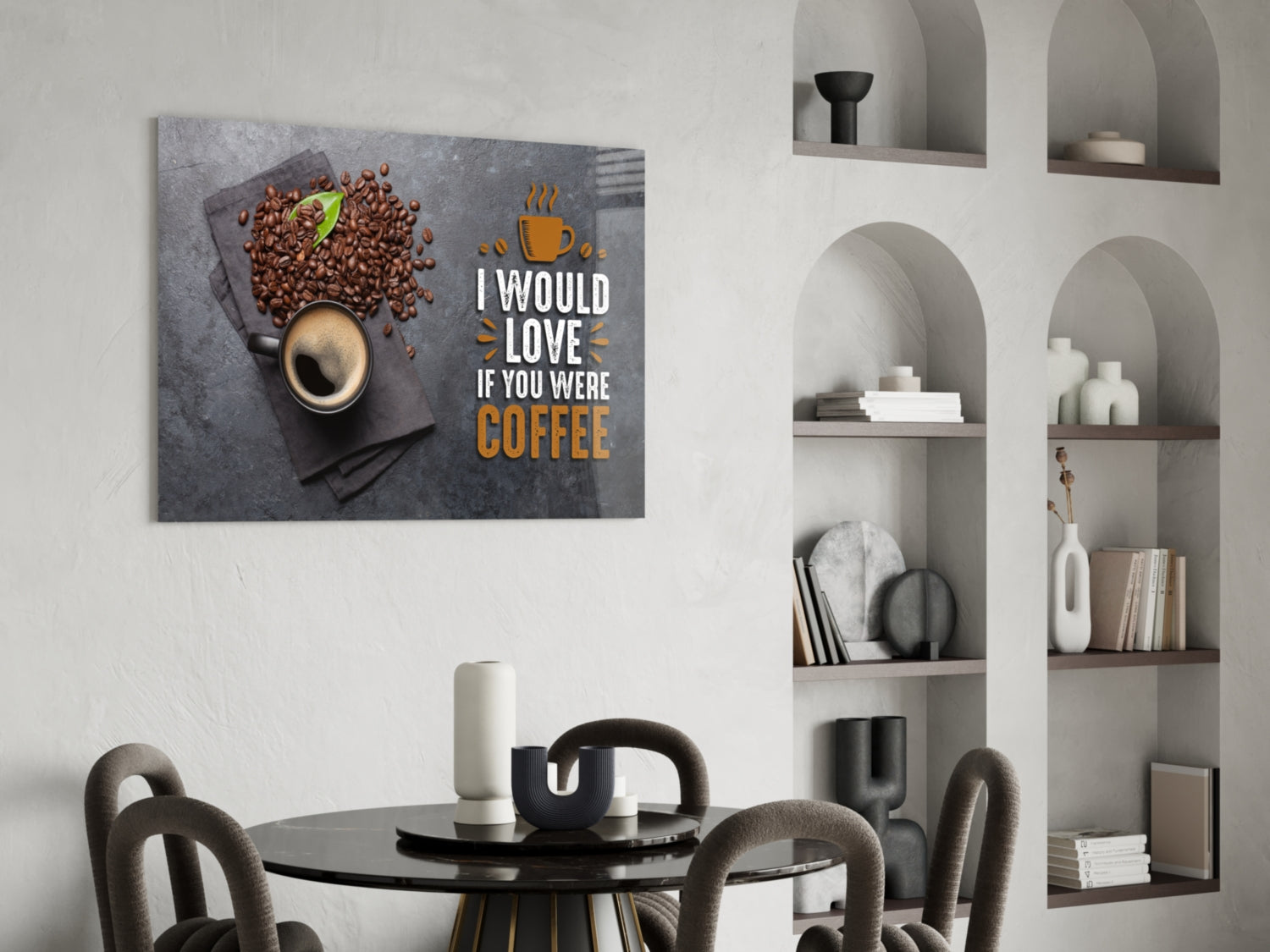 Coffee Glass Wall Art.