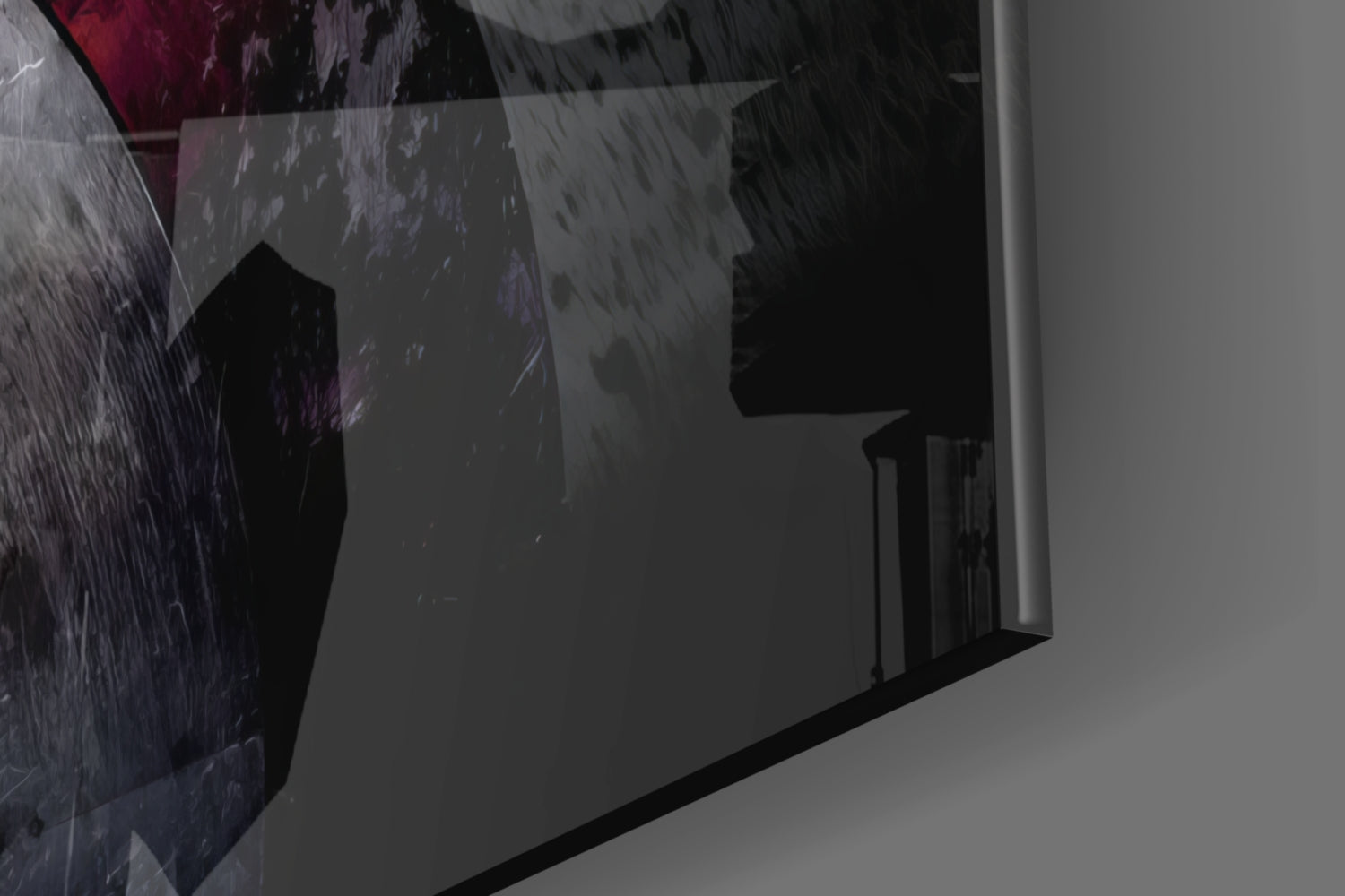 Captain America Glass Wall Art.