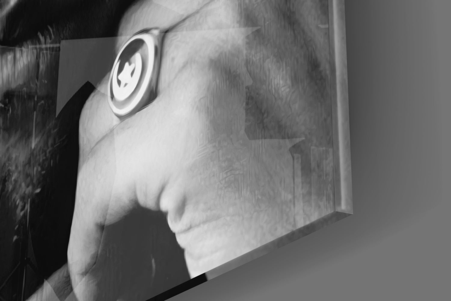 Words of Malcolm X Glass Wall Art.