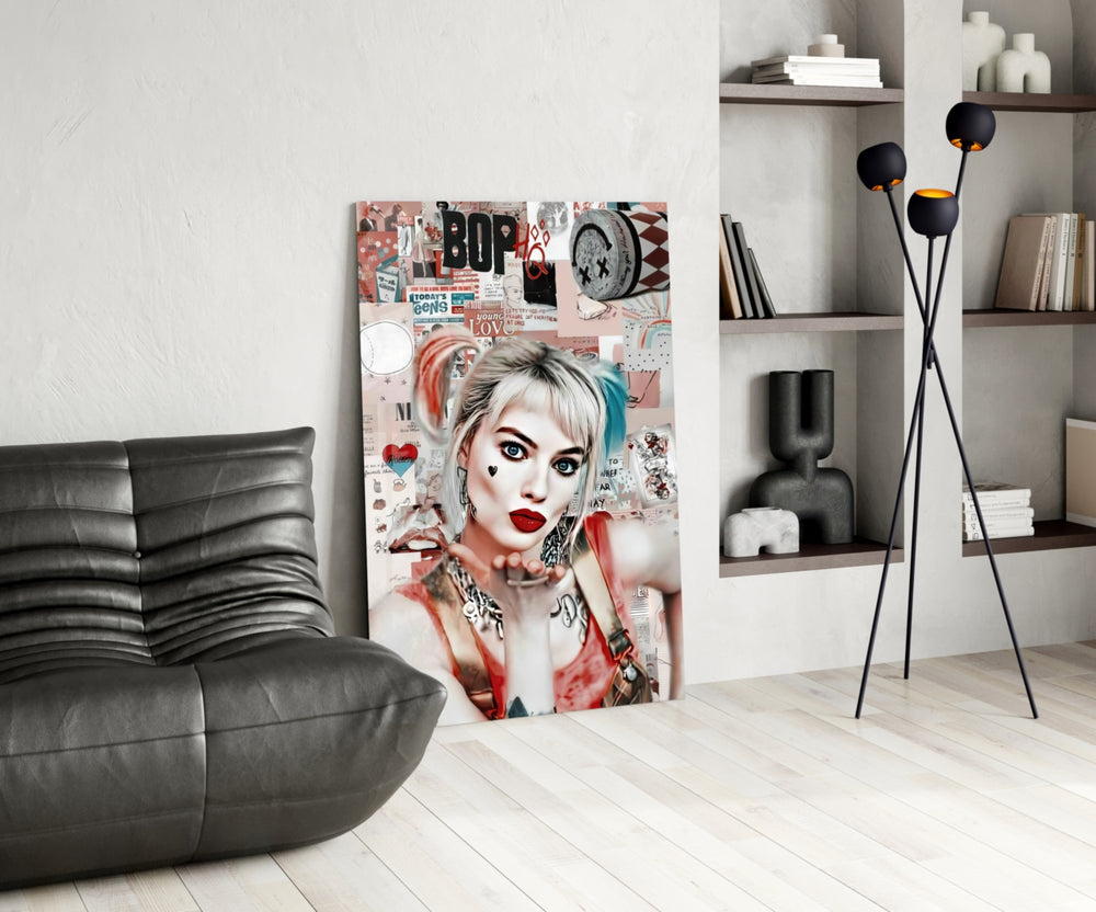 DC panel against a moody dark-painted accent wall