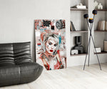 DC panel against a moody dark-painted accent wall