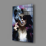 Cult-cinema tribute panel anchoring a creative loft wall