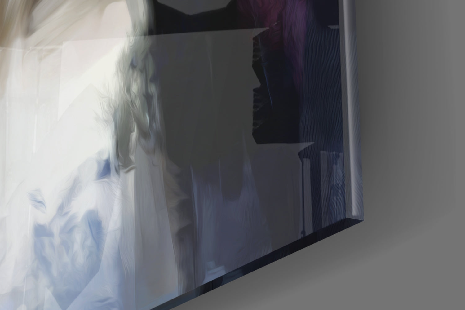 Marla Singer Glass Wall Art.