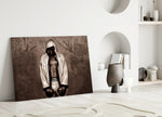 Ali Hood artwork styled in a creative loft interior