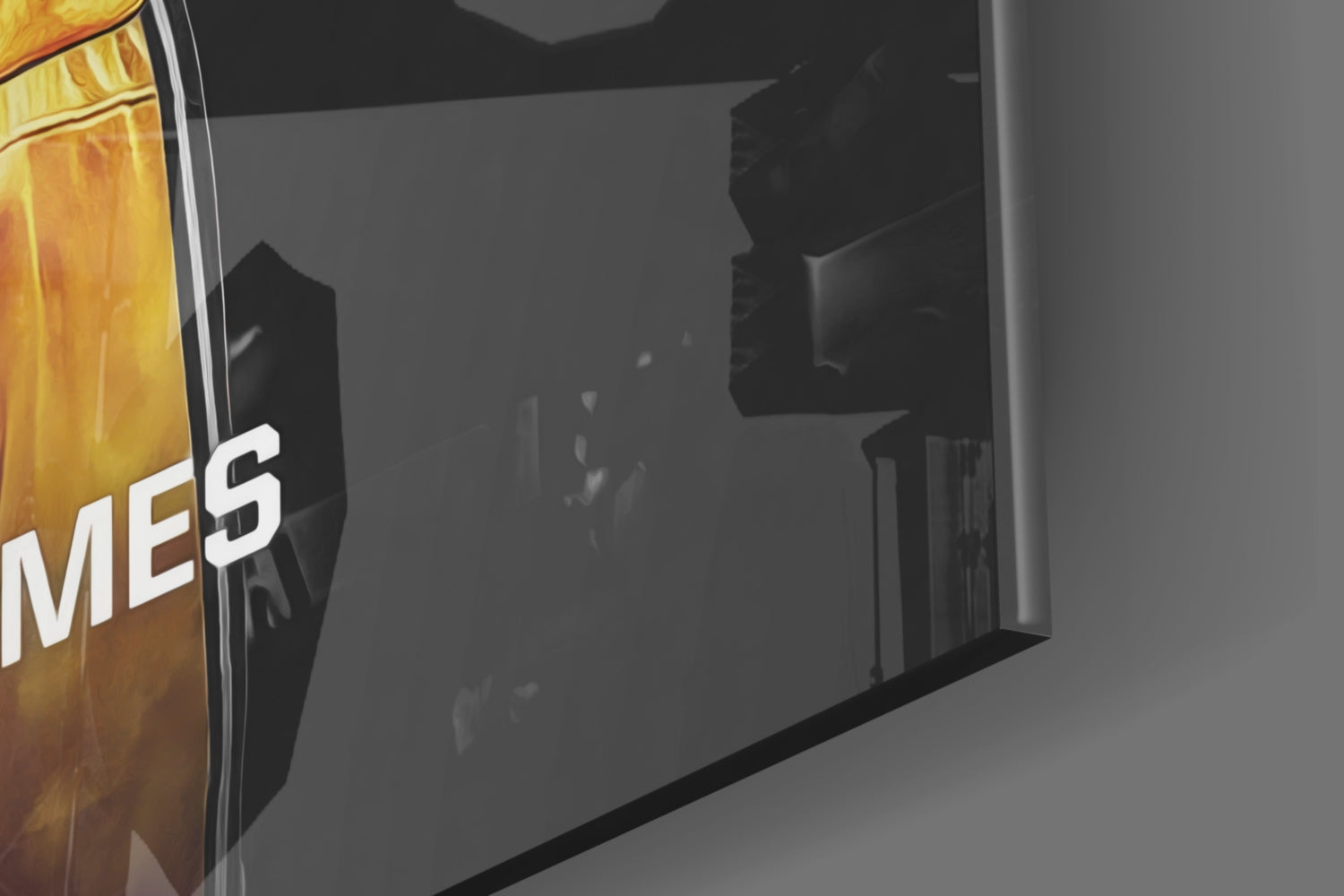 Lebron James Glass Wall Art.