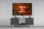 Words of Lebron James Glass Wall Art.