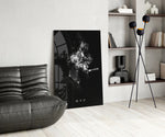 NBA glass print bringing championship edge to a home gym