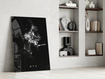 NBA panel against a moody dark-painted accent wall
