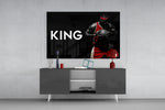 Lebron James Glass Wall Art.
