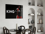 NBA yatay panel against a moody dark-painted accent wall
