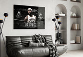 NBA glass print bringing Cavaliers edge to a home gym
