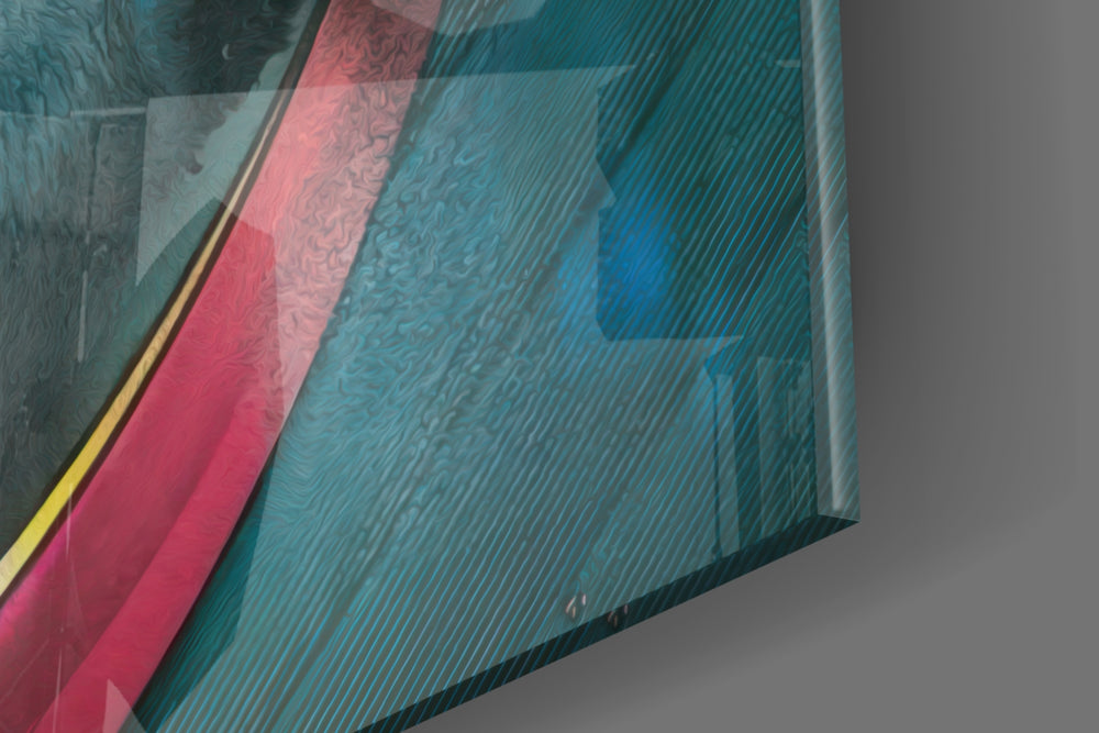 Cinematic artwork in a comic-fan den interior