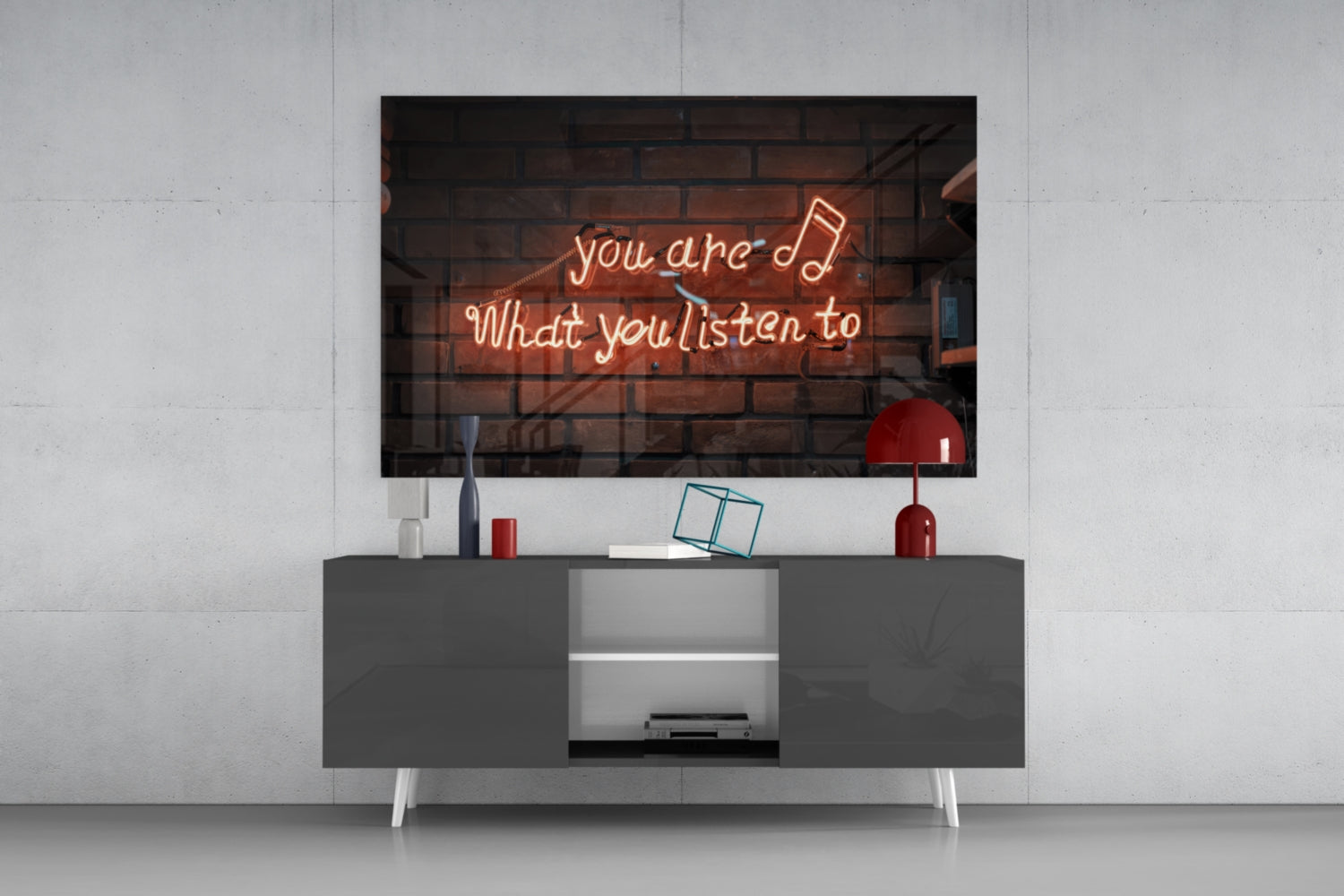 Music Glass Wall Art.