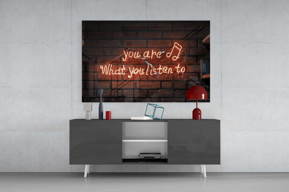 Music Glass Wall Art.