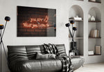 Music glass print bringing neon edge to a high-end bar