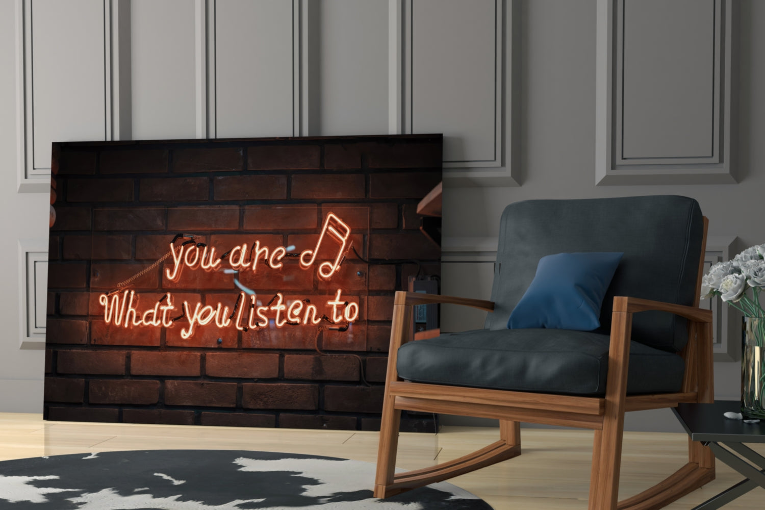 Music Glass Wall Art.