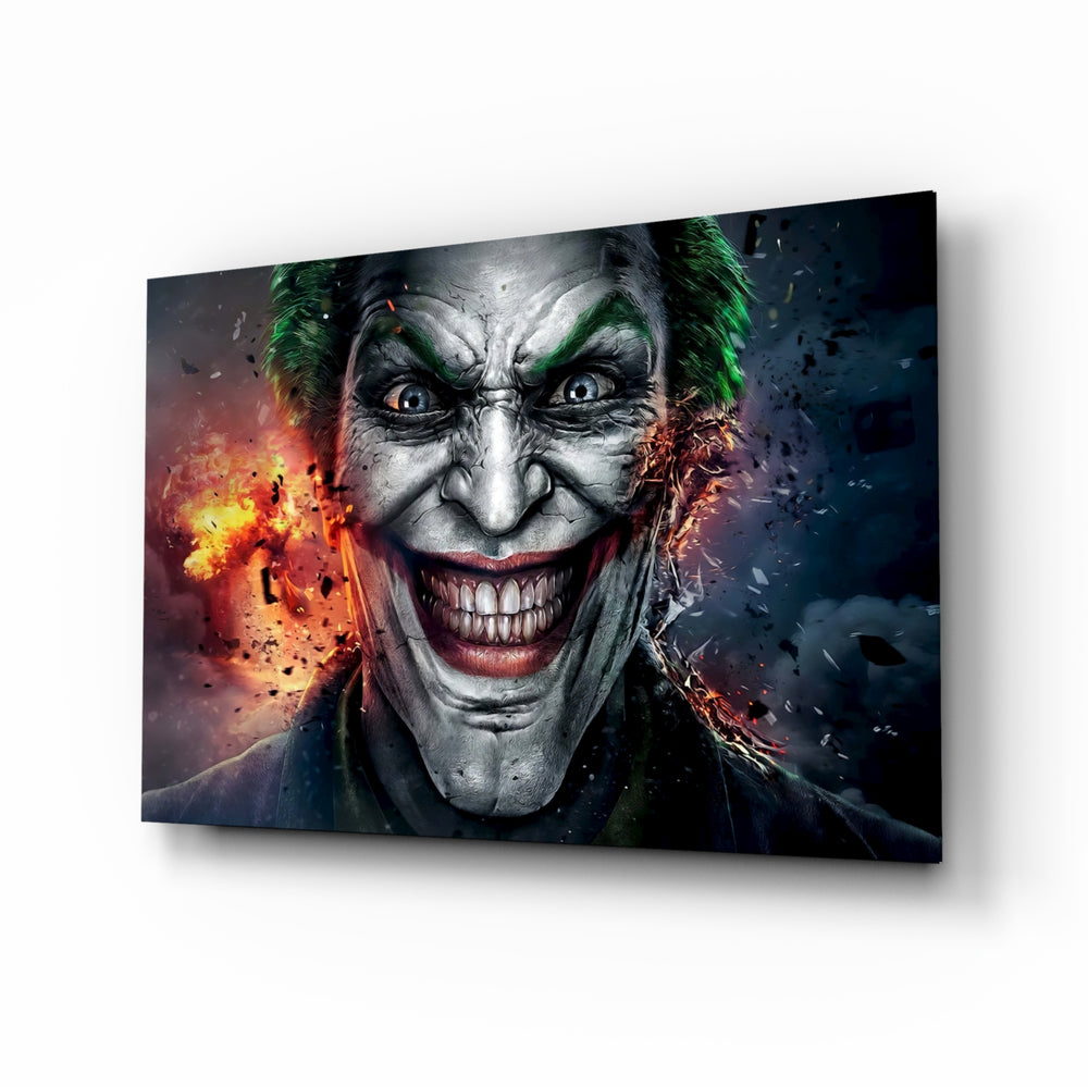 DC tribute panel anchoring a man cave wall