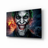 DC tribute panel anchoring a man cave wall