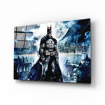 DC tribute panel anchoring a man cave wall