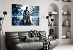 DC glass print bringing Arkham edge to a teen's bedroom