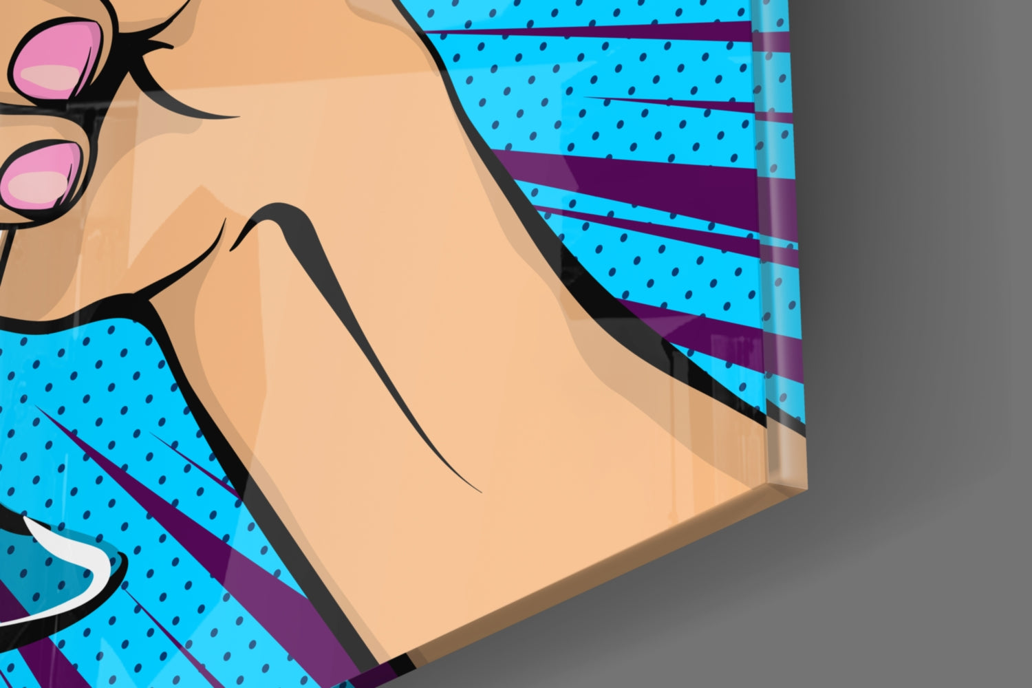 Cheers Glass Wall Art.