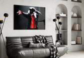 Michael Jackson artwork styled in a creative loft interior