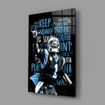 NFL graffiti panel anchoring a man cave wall